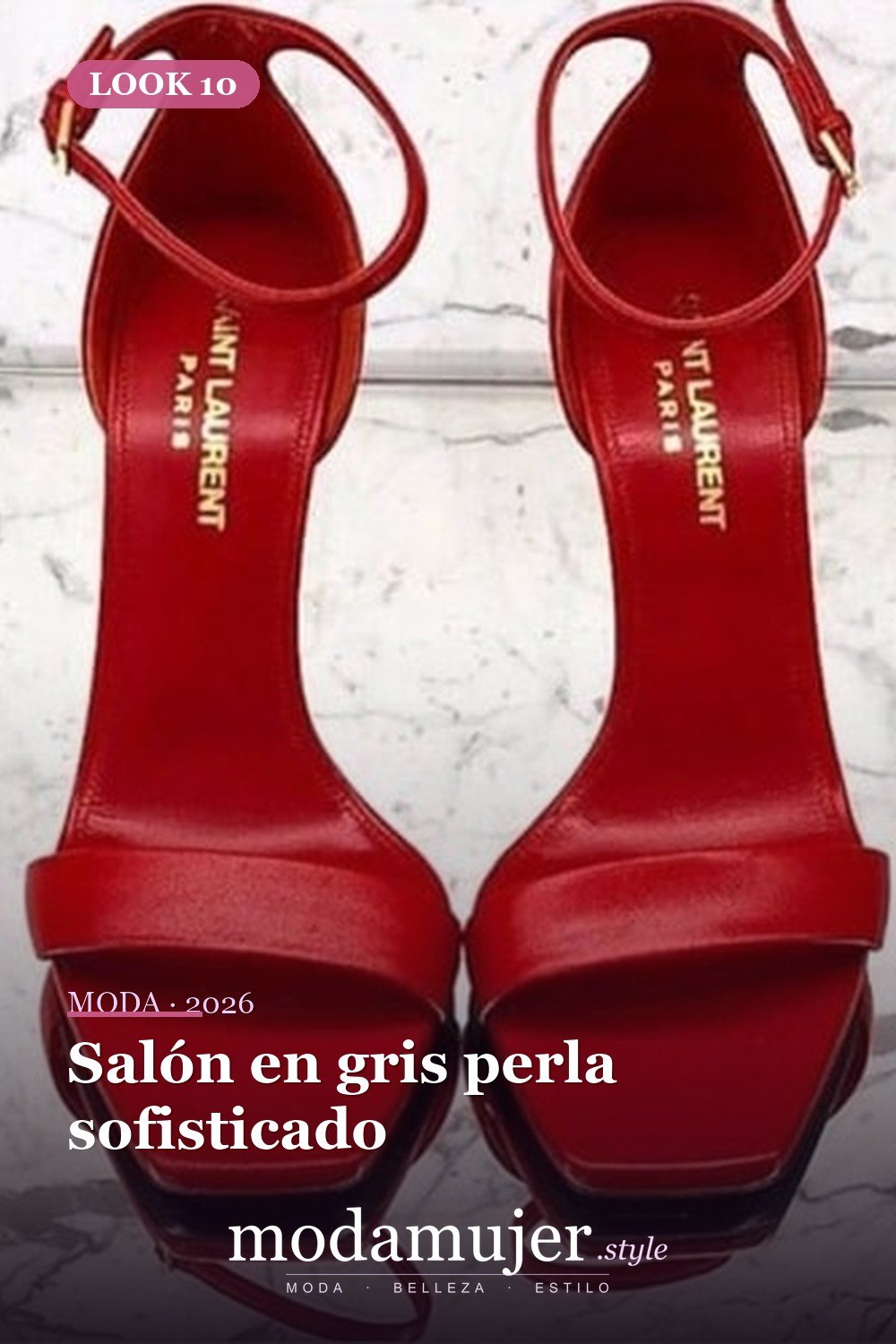 Salón en gris perla sofisticado — Tacones de salón con diseños elegantes Salón en gris perla sofisticado — Tacones de salón con diseños elegantes