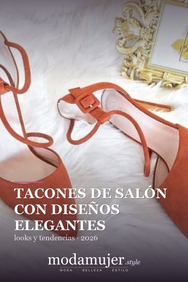Tacones de salón con diseños elegantes