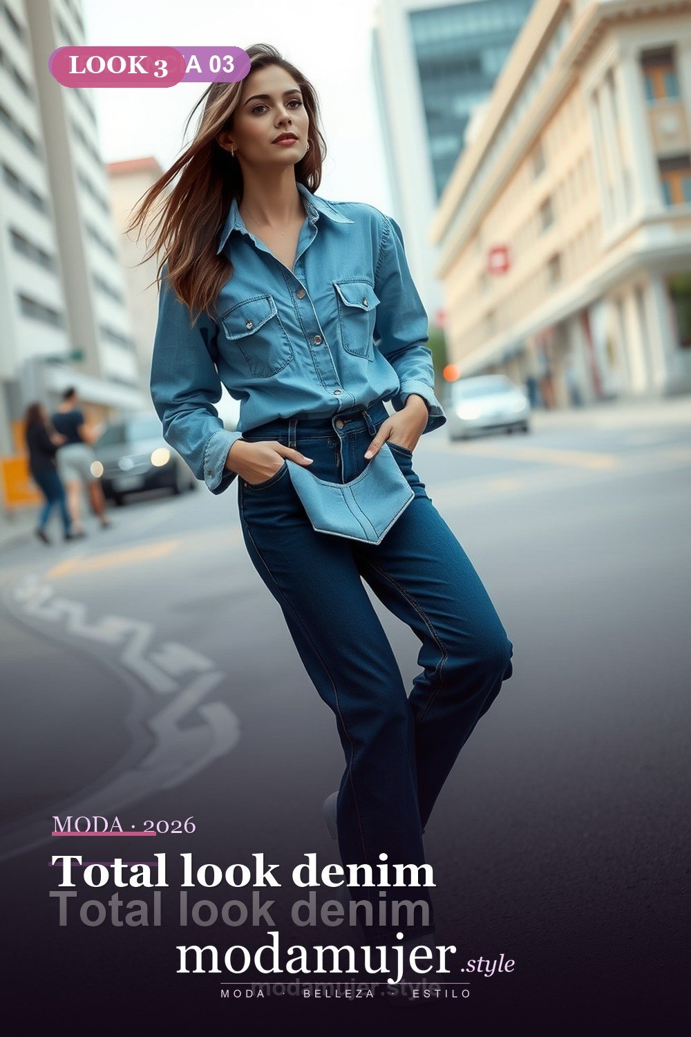 Total look denim — 30 tendencias de moda para mujer en 2026: claves de la temporada