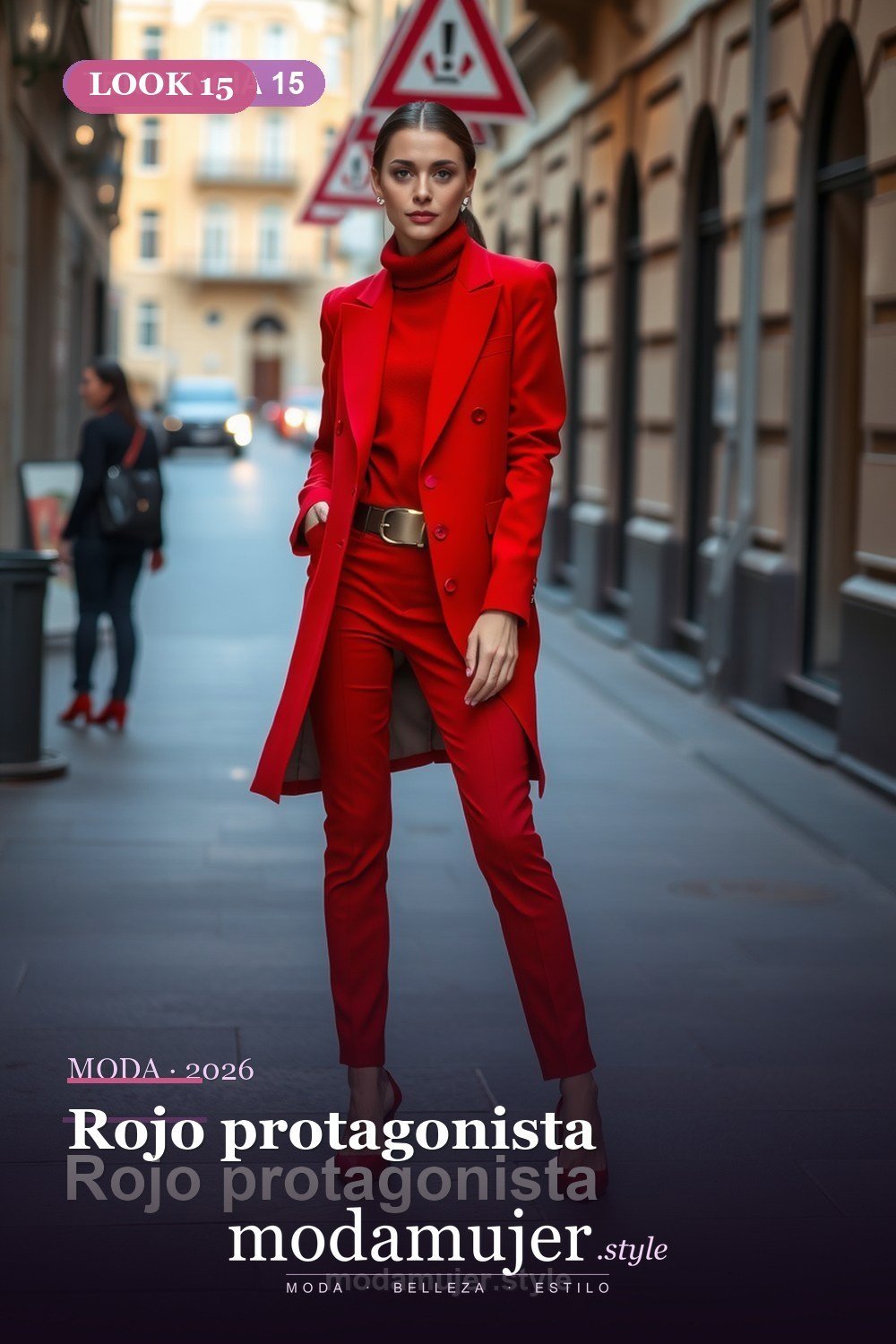 Rojo protagonista — 30 tendencias de moda para mujer en 2026: claves de la temporada