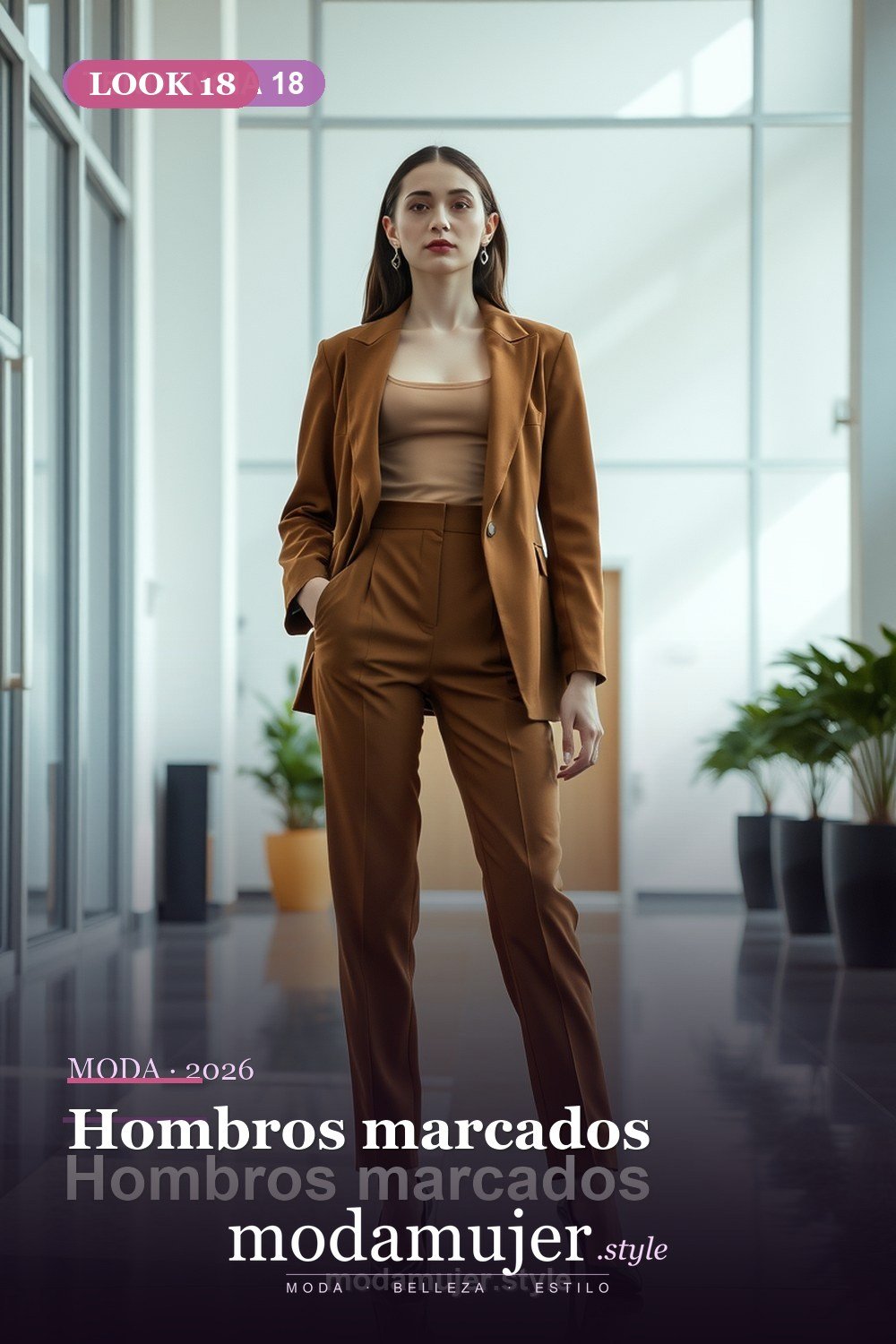 Hombros marcados — 30 tendencias de moda para mujer en 2026: claves de la temporada