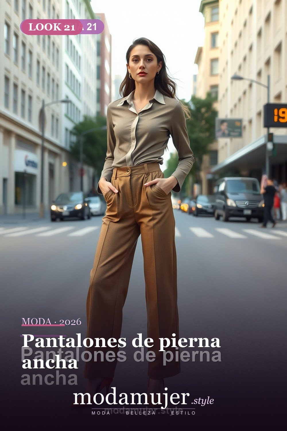 Pantalones de pierna ancha — 30 tendencias de moda para mujer en 2026: claves de la temporada