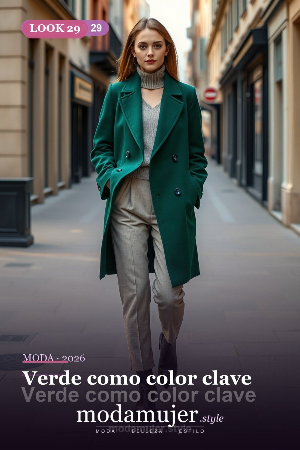 Verde como color clave — 30 tendencias de moda para mujer en 2026: claves de la temporada