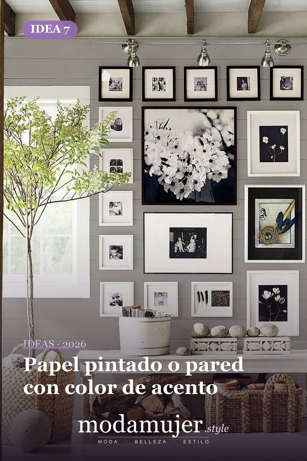 Papel pintado o pared con color de acento — Ideas creativas de entrada que son demasiado buenas para ser verdad Papel pintado o pared con color de acento — Ideas creativas de entrada que son demasiado buenas para ser verdad