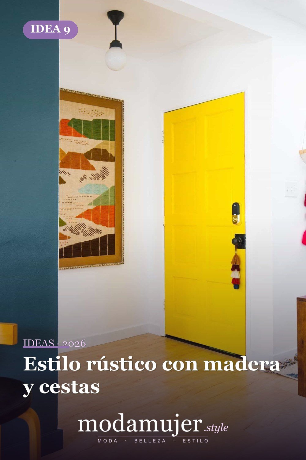 Estilo rústico con madera y cestas — Ideas creativas de entrada que son demasiado buenas para ser verdad Estilo rústico con madera y cestas — Ideas creativas de entrada que son demasiado buenas para ser verdad