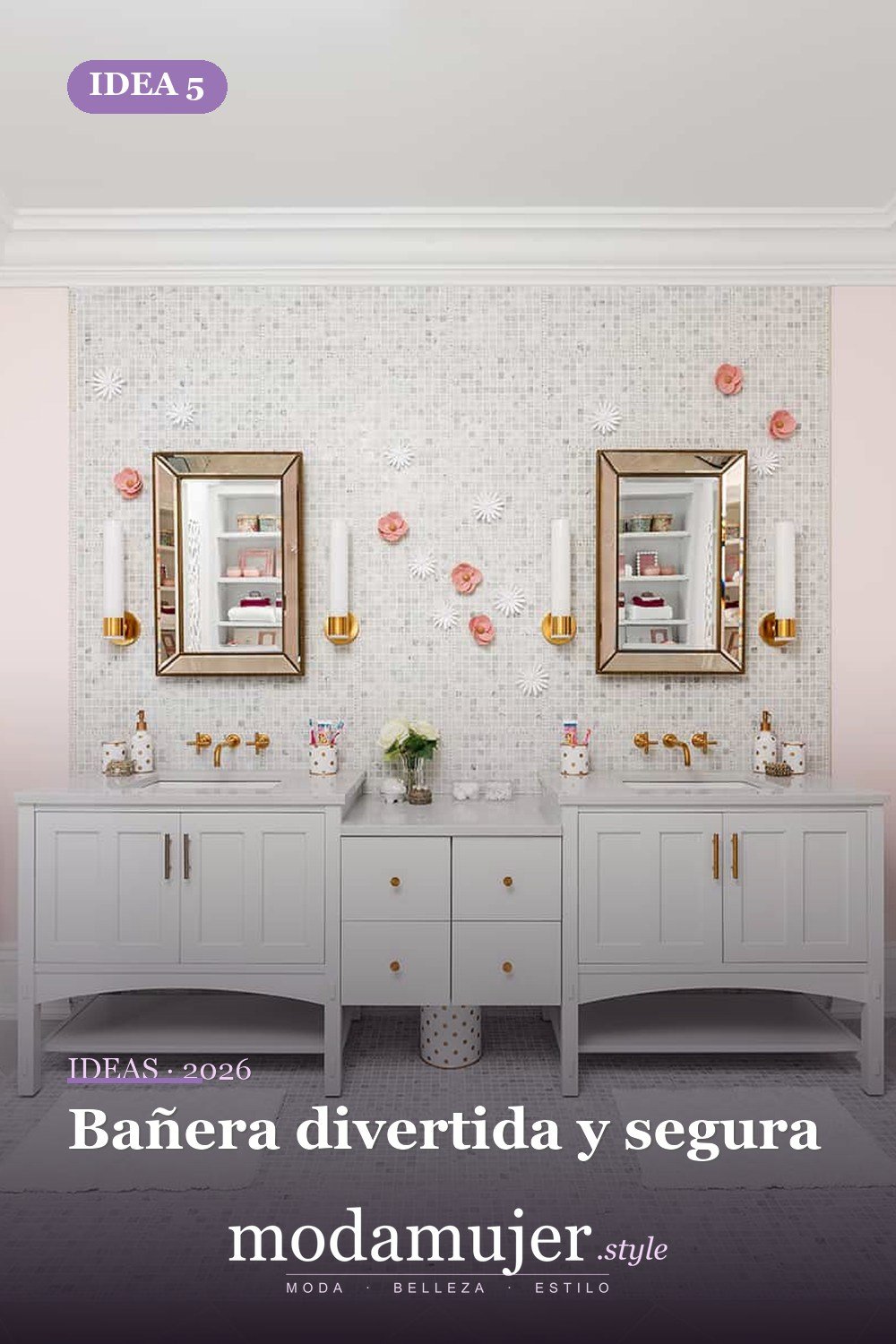 Bañera divertida y segura — Ideas de baño para niños elegantes y creativas Bañera divertida y segura — Ideas de baño para niños elegantes y creativas