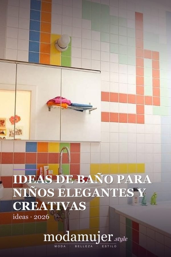 Ideas de baño para niños elegantes y creativas