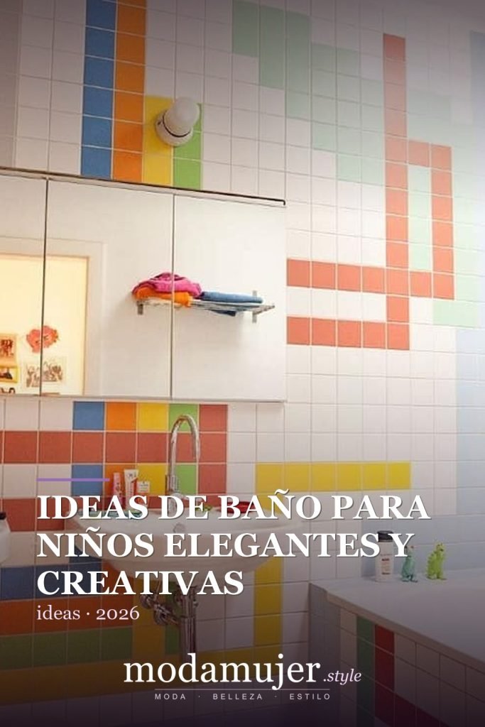 Ideas de baño para niños elegantes y creativas - ModaMujer