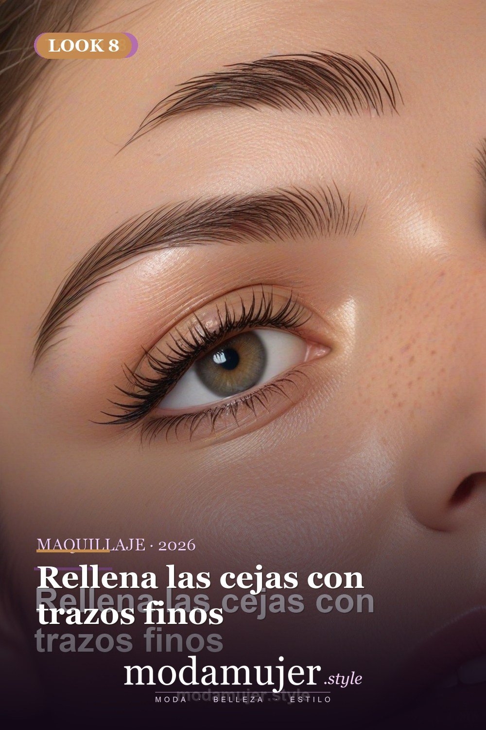 Rellena las cejas con trazos finos — 30 trucos de belleza imprescindibles para 2026