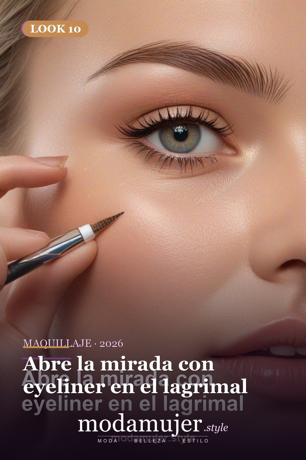 Abre la mirada con eyeliner en el lagrimal — 30 trucos de belleza imprescindibles para 2026