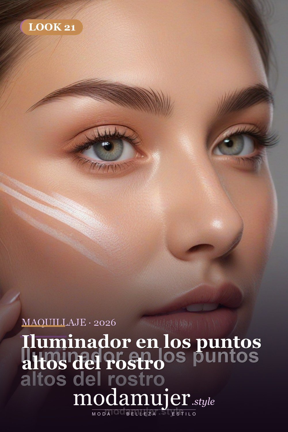 Iluminador en los puntos altos del rostro — 30 trucos de belleza imprescindibles para 2026