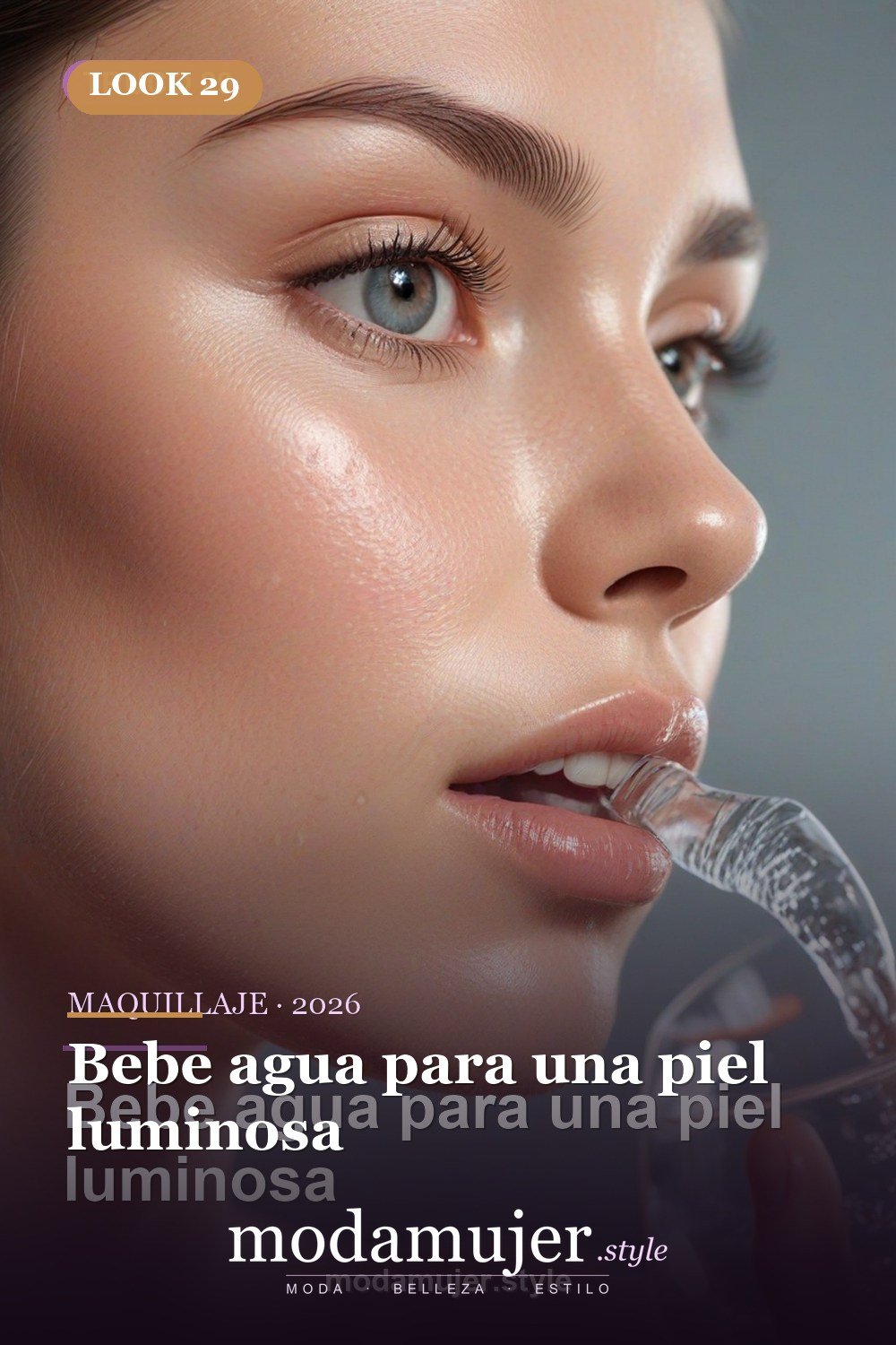 Bebe agua para una piel luminosa — 30 trucos de belleza imprescindibles para 2026