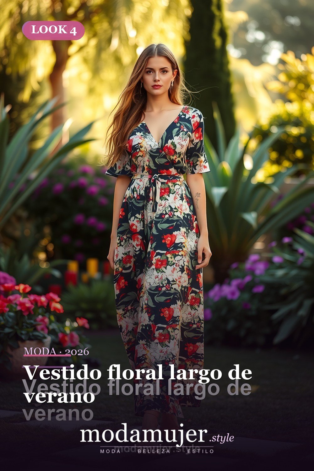 Vestido floral largo de verano — 30 vestidos de moda para mujer en 2026: ideas para cada ocasion