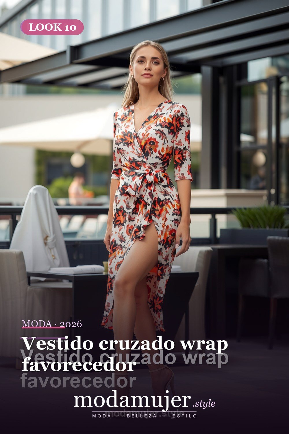 Vestido cruzado wrap favorecedor — 30 vestidos de moda para mujer en 2026: ideas para cada ocasion