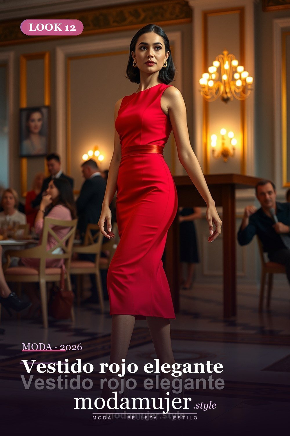 Vestido rojo elegante — 30 vestidos de moda para mujer en 2026: ideas para cada ocasion