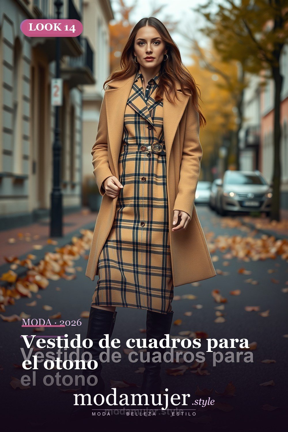 Vestido de cuadros para el otono — 30 vestidos de moda para mujer en 2026: ideas para cada ocasion