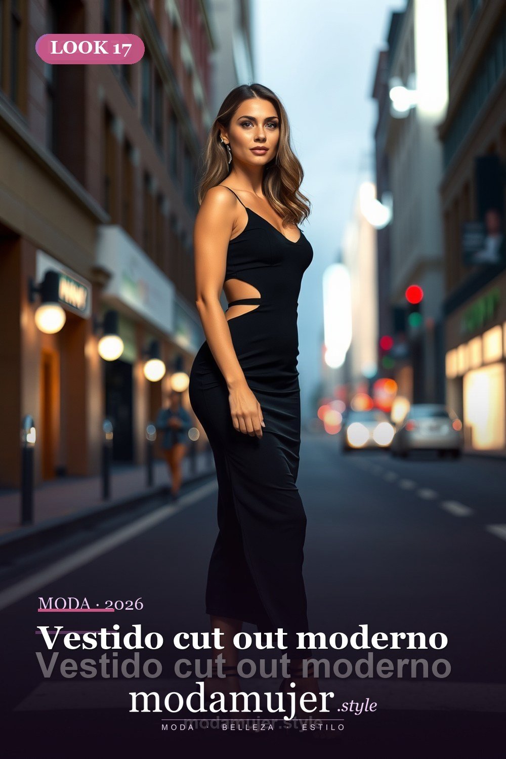 Vestido cut out moderno — 30 vestidos de moda para mujer en 2026: ideas para cada ocasion