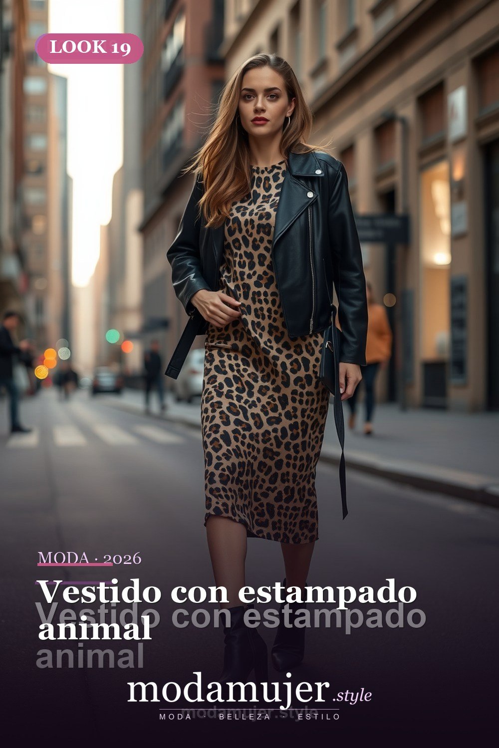Vestido con estampado animal — 30 vestidos de moda para mujer en 2026: ideas para cada ocasion
